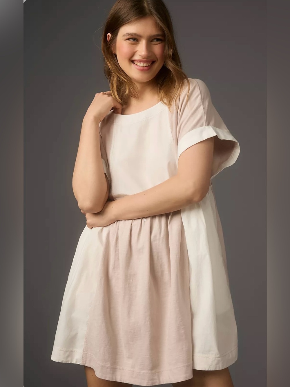 Daily Practice by Anthropologie London Babydoll Mini Dress M